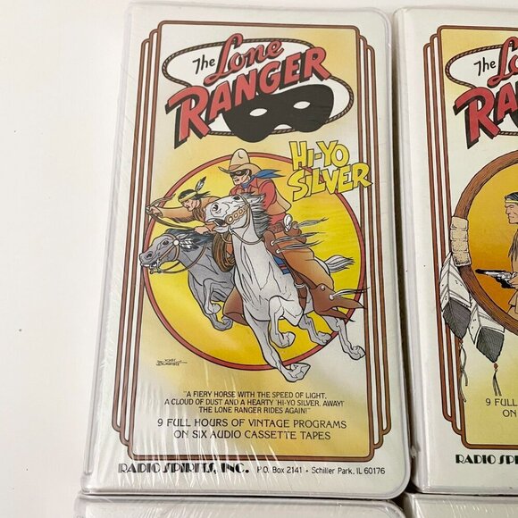 The Lone Ranger Radio Spirits Inc. Volume 1-4 Radio Shows On Cassettes Tapes - Picture 2 of 15